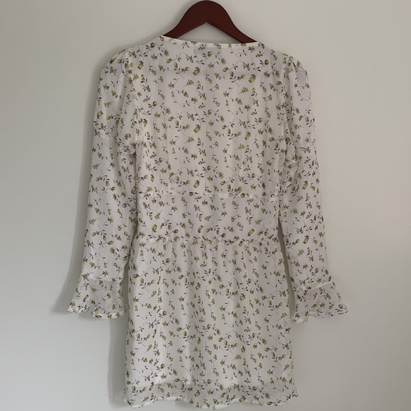 Pretty Little Thing Longsleeve Floral Dress US Size 4 - Picture 6 of 6
